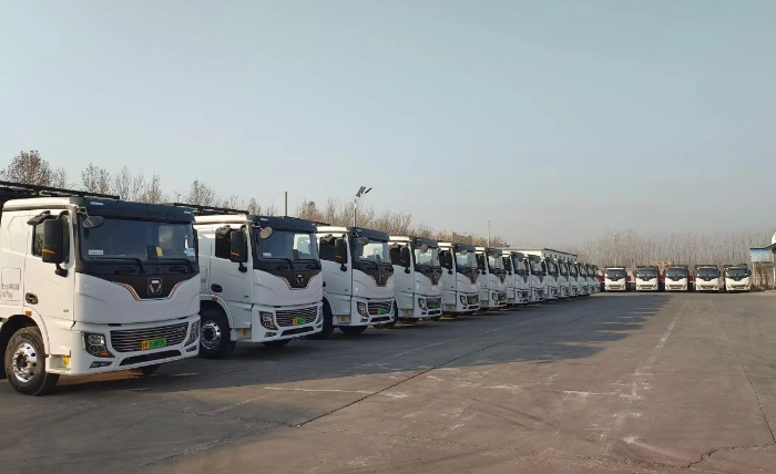 首批交付！徐工純電動牽引車開進山東聊城